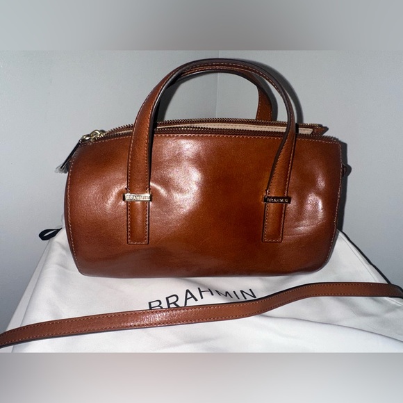 Brahmin Topsail Claire Crossbody Whiskey - Picture 6 of 6